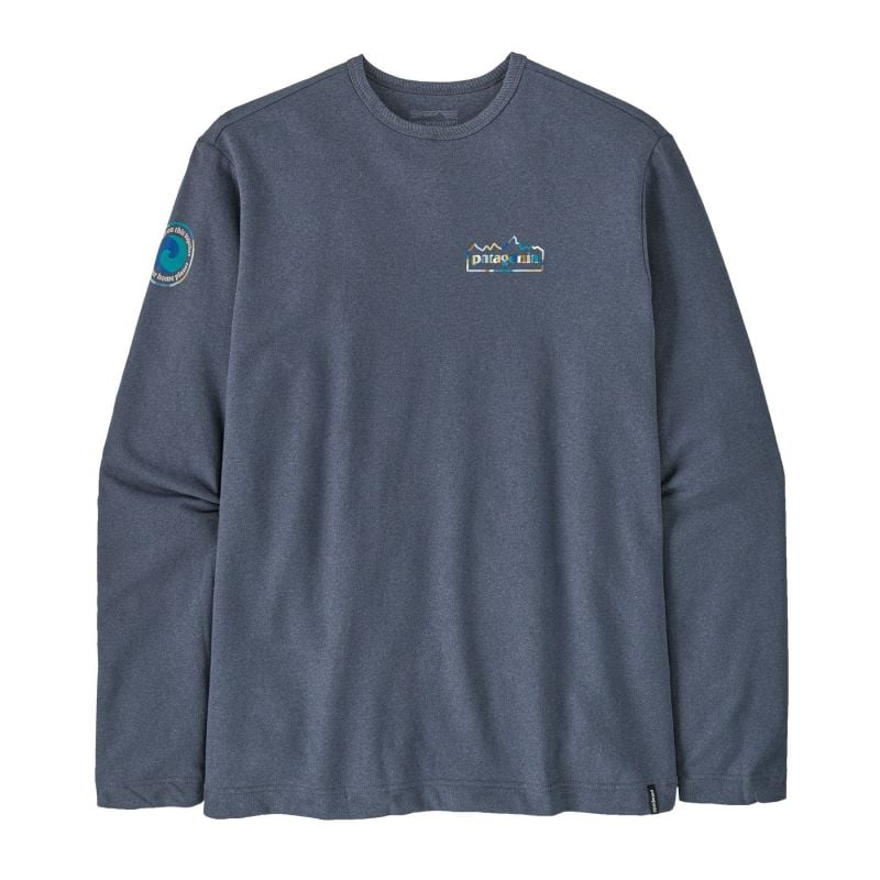 T-shirt Patagonia Uomo LW Unity Fitz Wildrise Crew (New Navy)