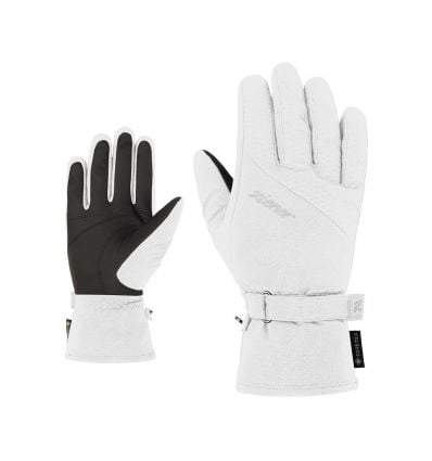 Handschuhe Ziener KLAIRE GTX lady glove (white fog) Women - Alpinstore