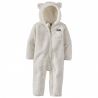 Baby fleece suit Patagonia Baby Furry Friends Bunting (Birch White)