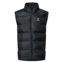 Miesten hihaton untuvatakki HAGLOFS Puffy Mimic Vest Men (True Black)