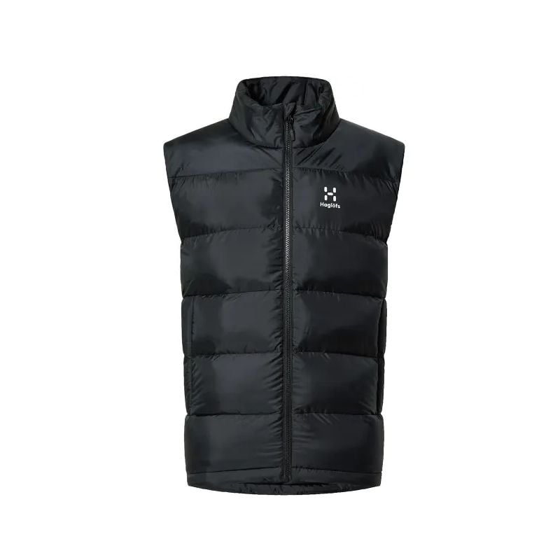 Chaqueta de plumón sin mangas para hombre HAGLOFS Puffy Mimic Vest Men (True Black)