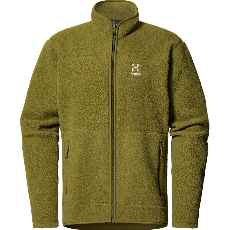 HAGLOFS Mossa Pile Jacket Men (Olive Green) Männlich