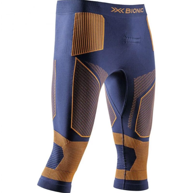 Tekniske skisportsstrømper til mænd X-BIONIC ENERGY ACCUMULATOR LIGHT PANTS 3/4 (MARINE/ORANGE)