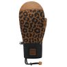 Moufles RACER MOUFLES COURT CUIR (Black Brown) Femme