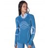 X-BIONIC ENERGY ACCUMULATOR LIGHT SHIRT LS (MINERAL BLUE/ARCTIC WHITE) Camiseta esquí mujer