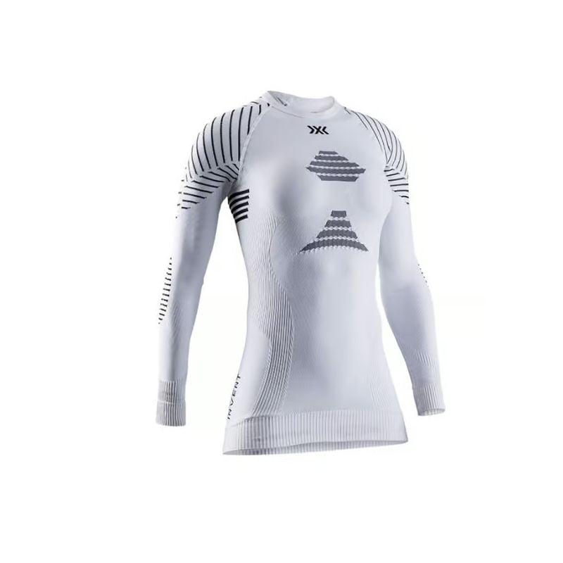 Technisch T-shirt X-BIONIC INVENT FX SHIRT (WIT/GRIJS/LICHT GRIJS) Dames