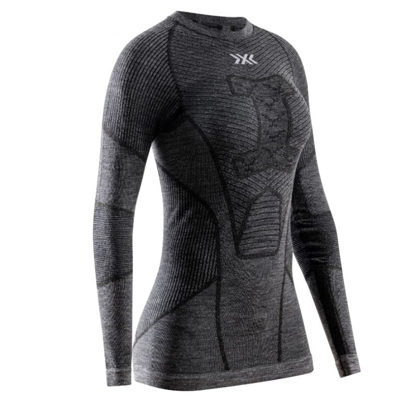 Teknisk T-shirt X-BIONIC SYMBIO MERINO SHIRT (RHINO GREY) Dam