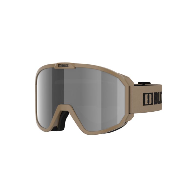 Skidmask Bliz Rave (Matt Camo Green m svart logotyp - Smoke m silverspegel - CAT.3)