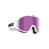 Barneskimaske Bliz Rave JR (MATT HVIT MED SORT LOGO - BRUN ROSA - CAT.3)