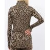 Topp i merinoull Eivy Journey Wool Top (Leopard) Women's