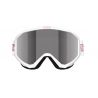 Maschera da sci per bambini Bliz Liner JR (WHITE-PINK LOGO - Pink&ampSilver Mirr - CAT.2)