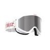 Kinderskimasker Bliz Liner JR (WIT-PINK LOGO - Roze&ampSilver Mirr - CAT.2)