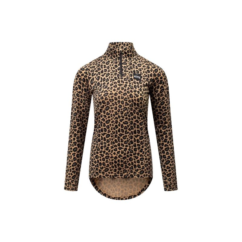 Topp i merinoull Eivy Journey Wool Top (Leopard) Dame