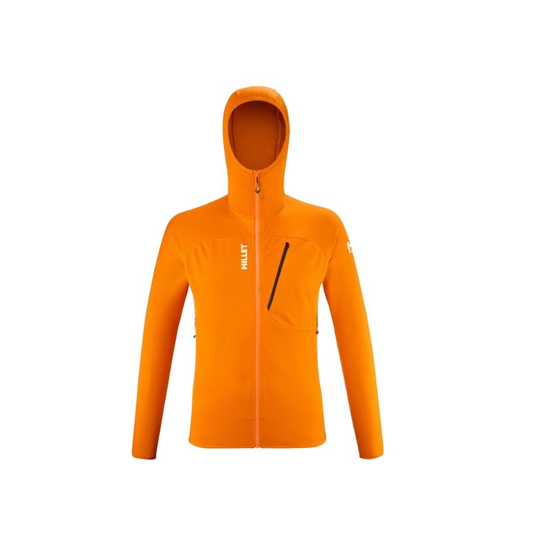 Miesten Millet LOKKA HOODIE III M (MARACUJA) fleecetakki (MARACUJA)