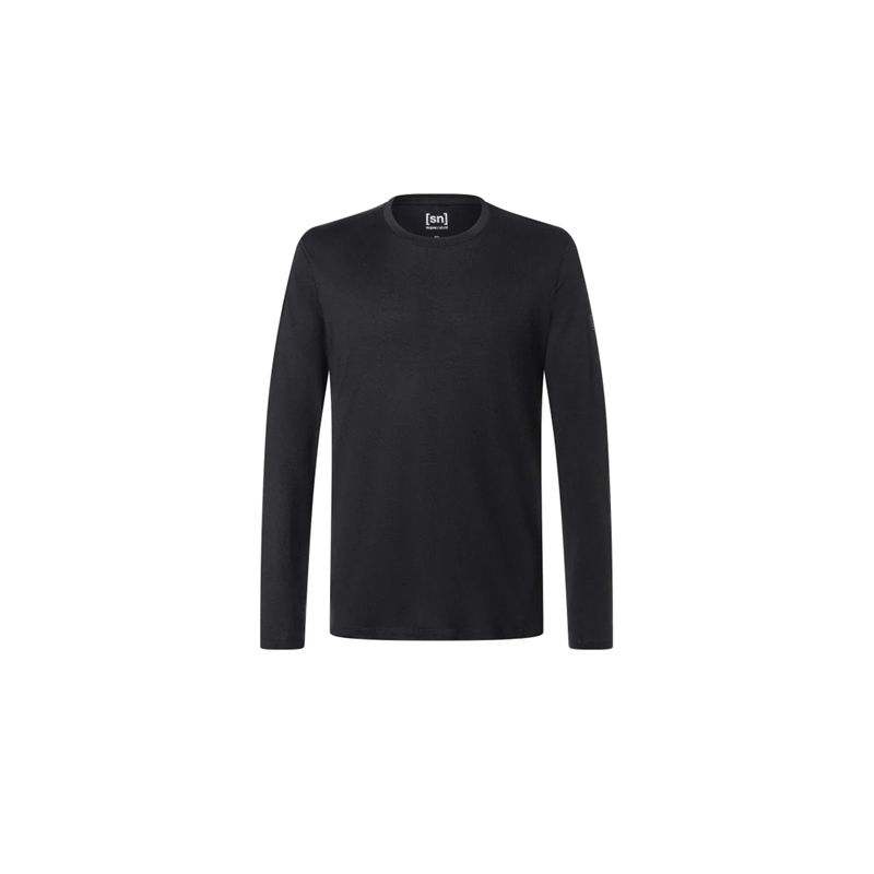Prenda interior técnica de lana merina SUPER.NATURAL M ARCTIC230 LS (Jet Black) Hombre