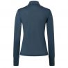 Naisten W TUNDRA175 ZIP 1/4 merinovillaiset tekniset alusvaatteet (mustikka)