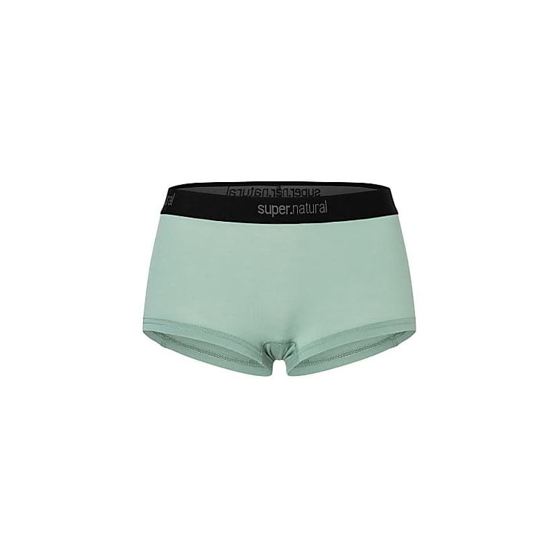 Ropa interior femenina de lana merina SUPER.NATURAL W TUNDRA175 BOYFRIEND HIPSTER (Light Jade)