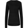 T-shirt SUPER.NATURAL W Tundra 175 LS (Jet black) femme