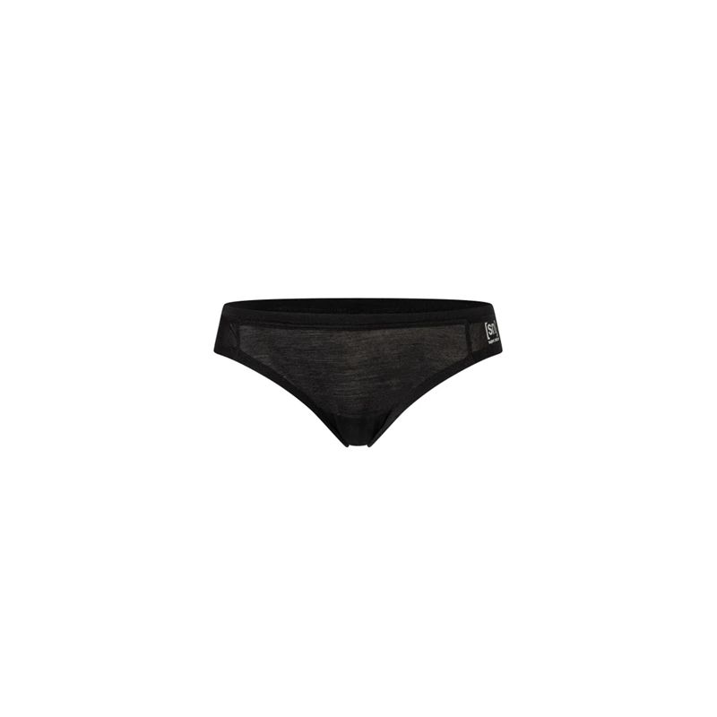 Underkläder i merinoull för damer SUPER.NATURAL W TUNDRA175 THONG (Jet Black)