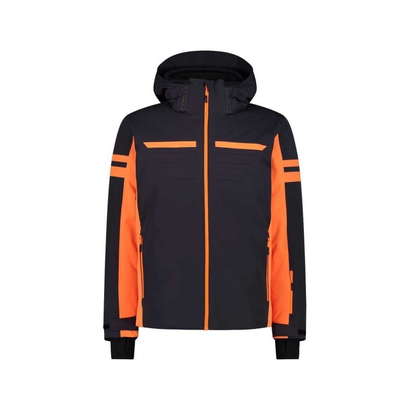 Skijacke CMP MAN JACKET ZIP HOOD (ANTRACITE) Mann