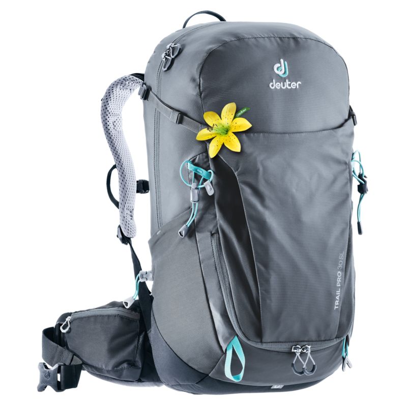 Women's Deuter Trail Pro 30 Sl (Grey/Black) backpack