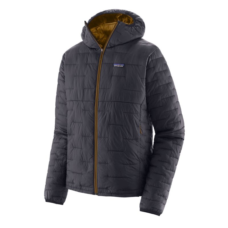 Jacka Patagonia Micro Puff Hoody (Smolder Blue m/Raptor Brown) man