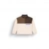 Polar fleece Picture ARCCA W 1/4 FLEECE (B Vanilla Cocoa Chicory) Dam