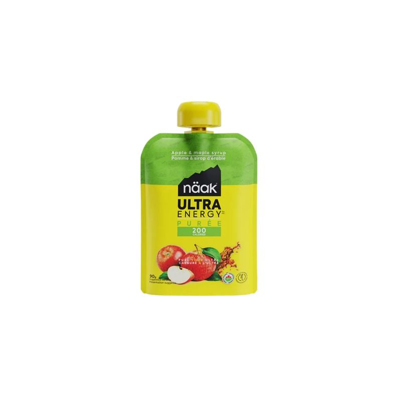 Pack x6 Energy Purée Naak Apple &amp Maple Syrup - Näak Ultra Energy Purée (90g)