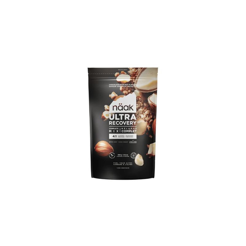 Boisson énergétique NAAK Mélange Complet Ultra Recovery - Chocolat-Noisette (600g)