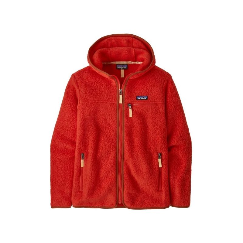 Fleece til kvinder Patagonia Retro Pile Hoody (Mader red)
