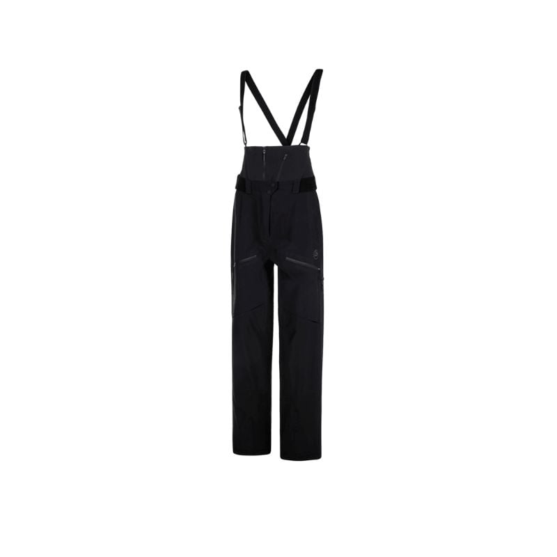 Pantaloni da sci da donna La Sportiva Chaser Evo Shell Bib Pant W (Nero/Cherry Tomato)