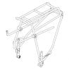 Porte-bagages BLACKBURN Outpost Rear World Touring Rack (alu/noir)