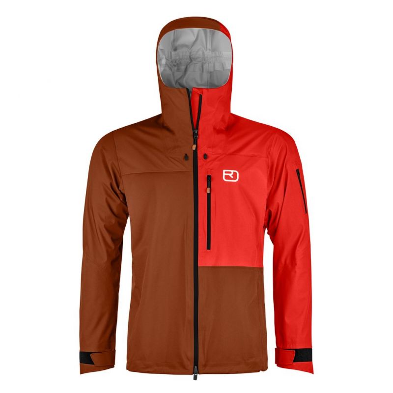 3L ORTLER JACKET M bristle brown