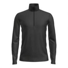 Tekninen paita Icebreaker Merinos Core Heavyweight LS Half Z (BLACK) Miehet