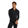 Icebreaker M Mer Core Heavyweight LS Half Z (BLACK)