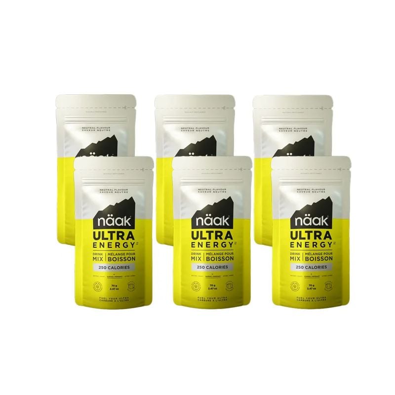 Pack x6 Energy Drink Naak Neutral - Ultra Energy Drink Mix (70g)