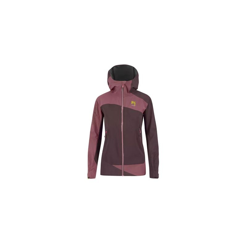Waterproof jacket Karpos MARMOLADA W JACKET (Huckleberry / Deco Rose) Women's