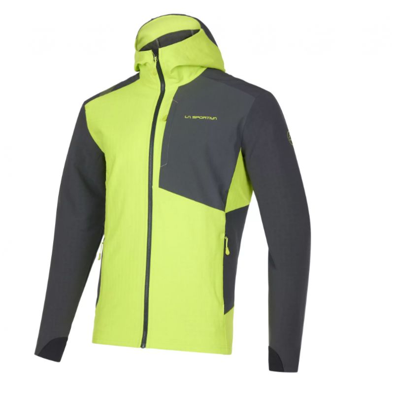 Miesten Descender Storm Jkt M (Lime Punch/Carbon) takki