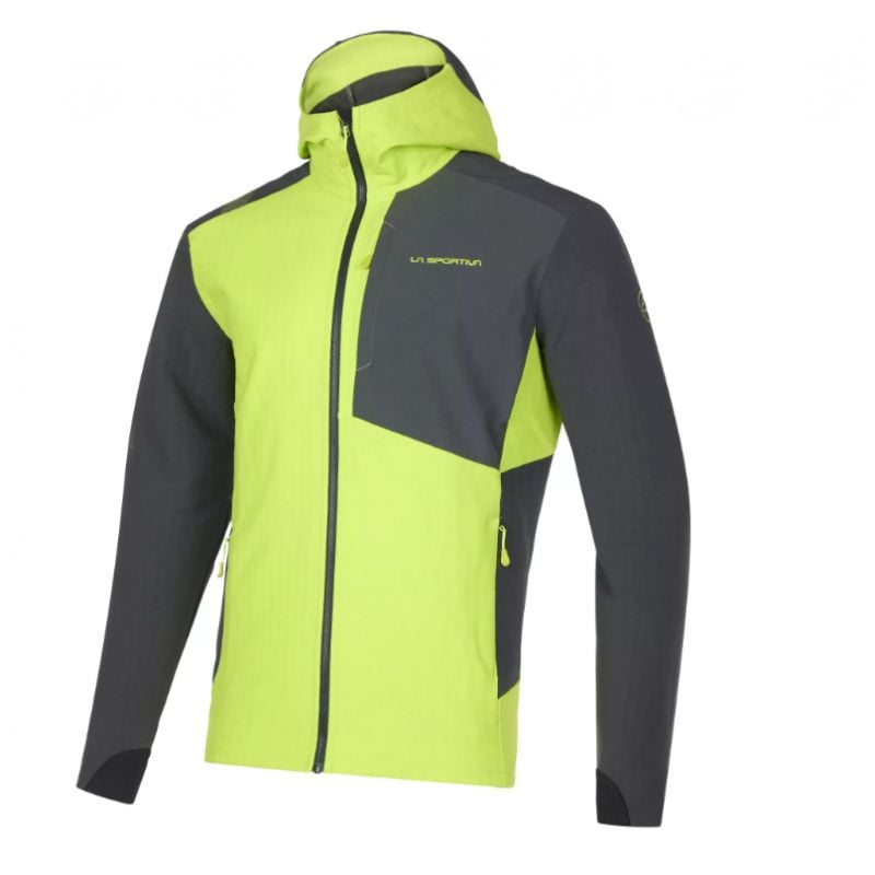 Giacca Descender Storm Jkt M (Lime Punch/Carbonio) da uomo