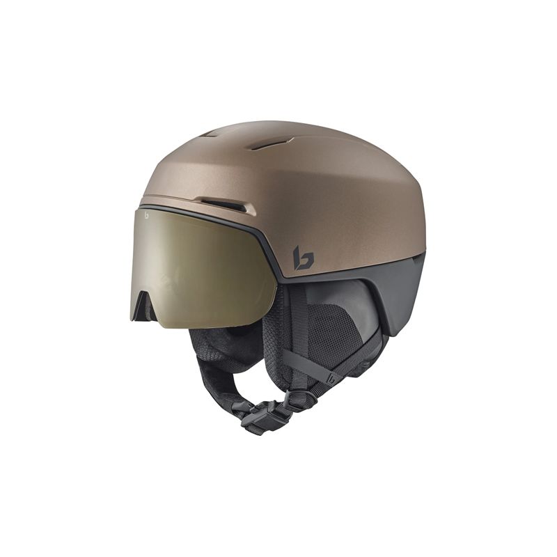 Ski helmet with visor BOLLE X-FUSION (Tungsten Black matte - Photochromic Gold Cat 1 to 3) Unisex
