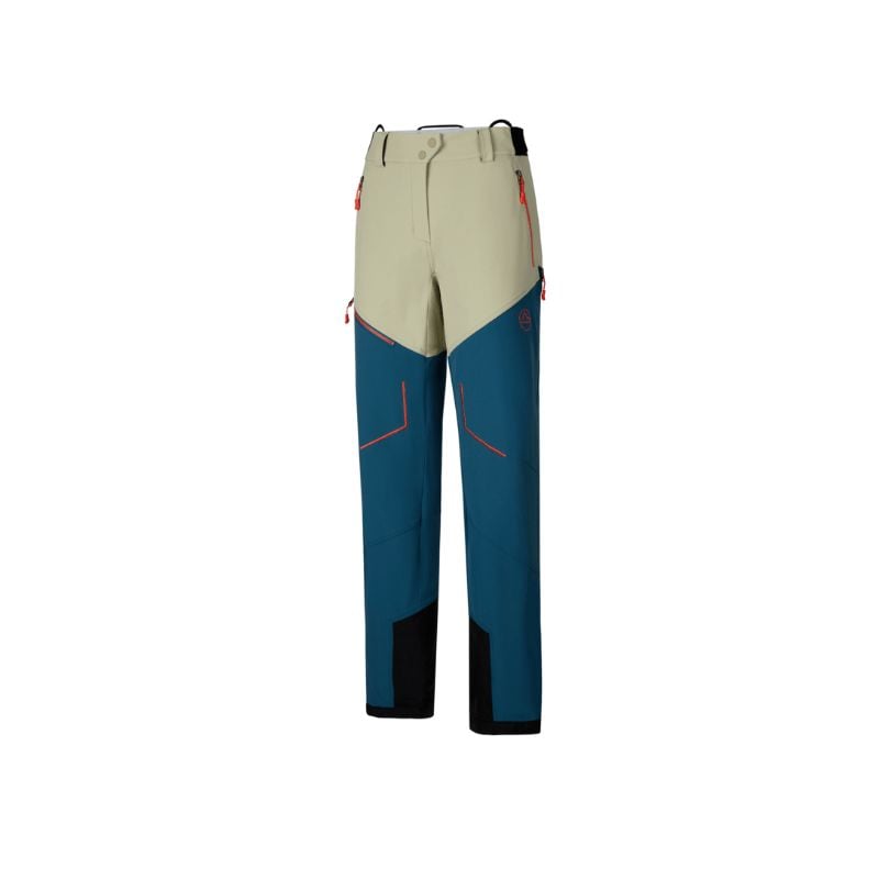 Pantaloni da sci alpinismo Excelsior Pant W (Storm Blue/Tea) da donna