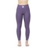 Dam Pocket ribbstickade tighta leggings (Violet)
