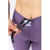 Dam Pocket ribbstickade tighta leggings (Violet)