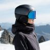 Casco de esquí X-FUSION MIPS Titanium Black Matte con visera - Azul fotocrómico Cat 1 a 3