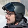 Skihjelm med visir BOLLE X-FUSION (Black Steel Matte - Photochromic Silver Cat 1 til 3)