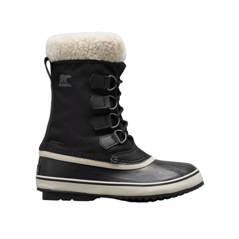 Bottes SOREL Winter CARNIVAL BOOT WP (Black, Stone) Femme