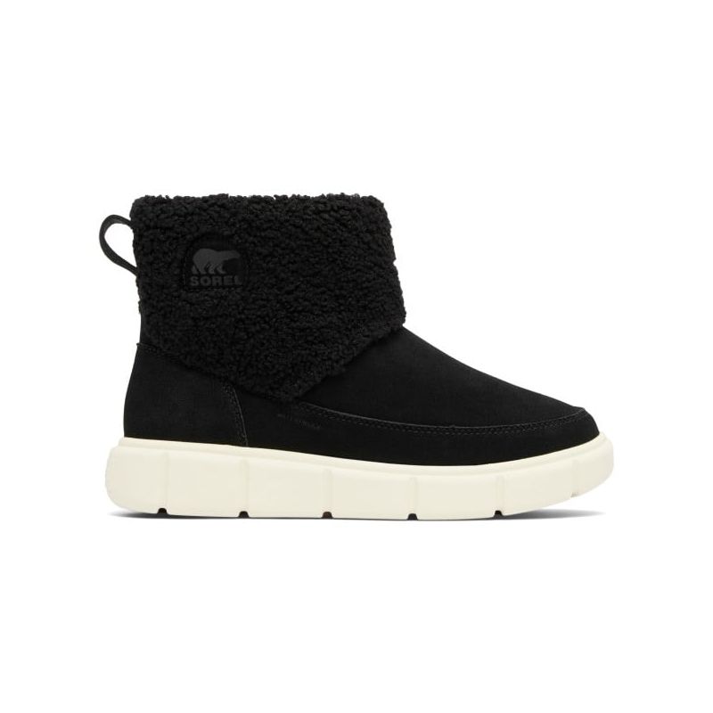 Naisten Sorel EXPLORER III SLIP (musta, liitu) saappaat
