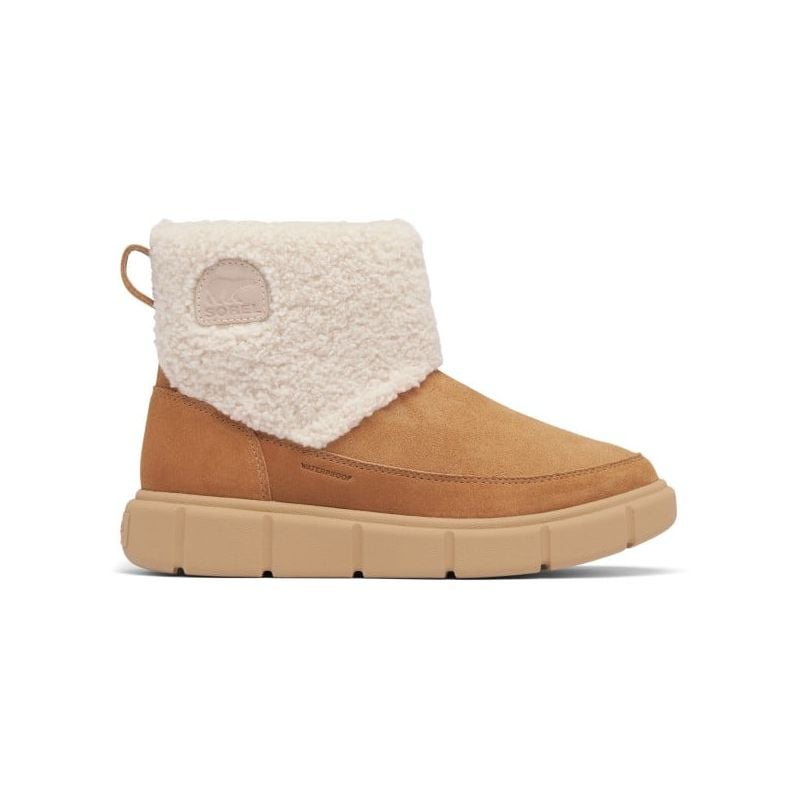 Naisten Sorel EXPLORER III SLIP (Tawny Buff, Sea salt) saapikkaat