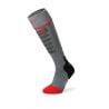 Oppvarmede sokker LENZ heat sock 5.1 toe cap slim fit (grå/rød)