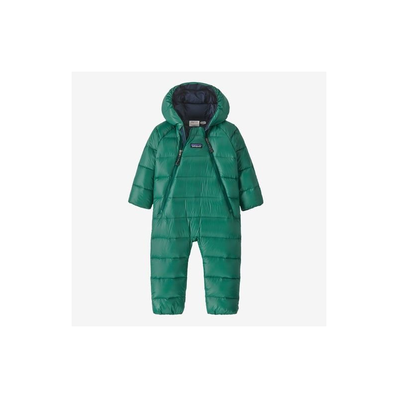 Mono Patagonia Sudadera infantil Hi-loft Down Bunting (Conifer green) Bebé